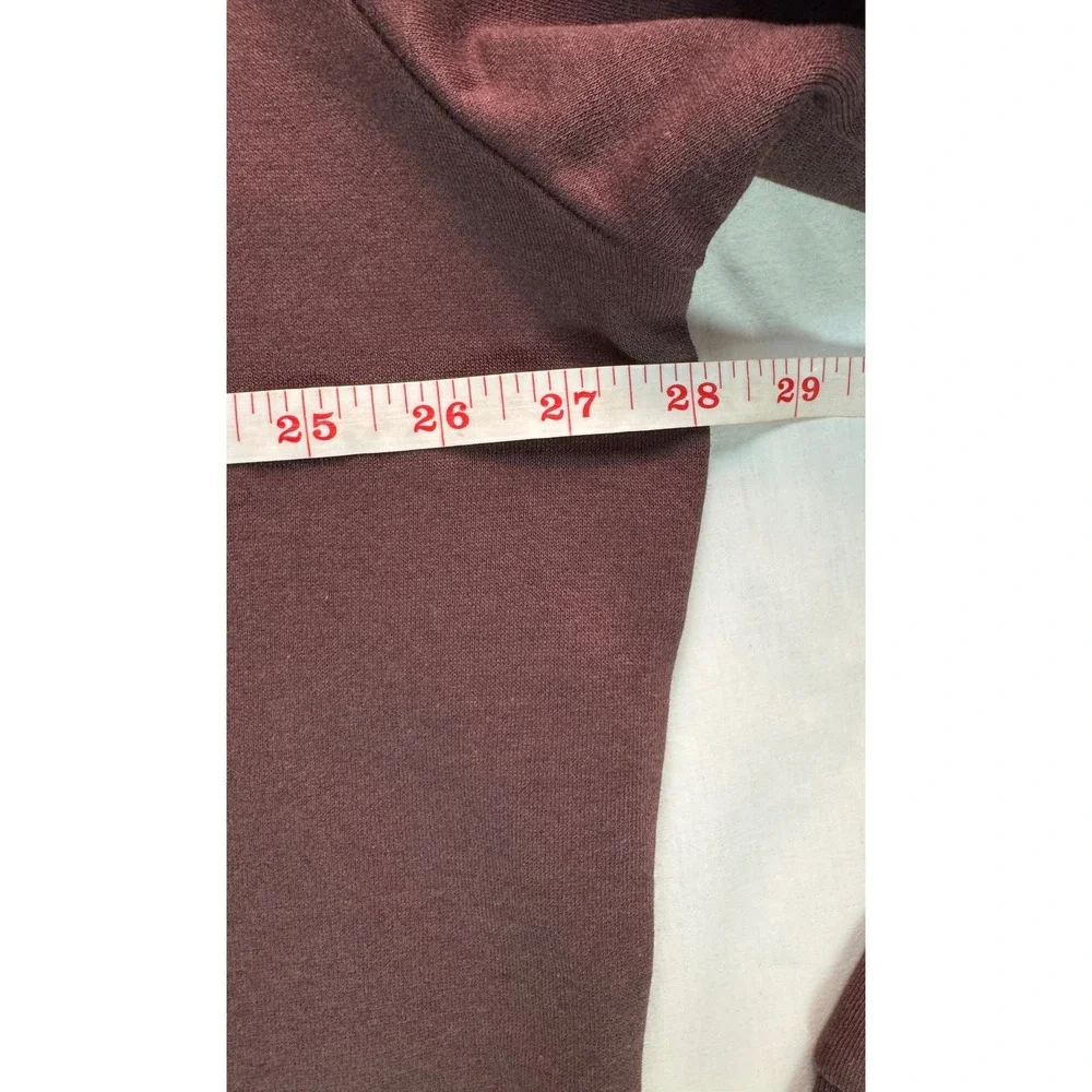 Adidas Mens Evo Linear Hoodie Shadow Brown Retro Graphic Sweatshirt 2XLT